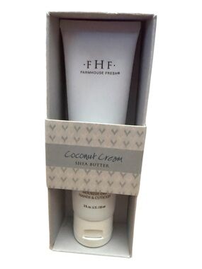 Farmhouse Fresh Coconut Cream Shea Butter Hand Cream - White